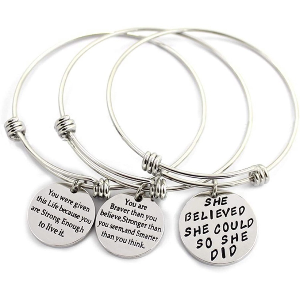 Silver bangles
